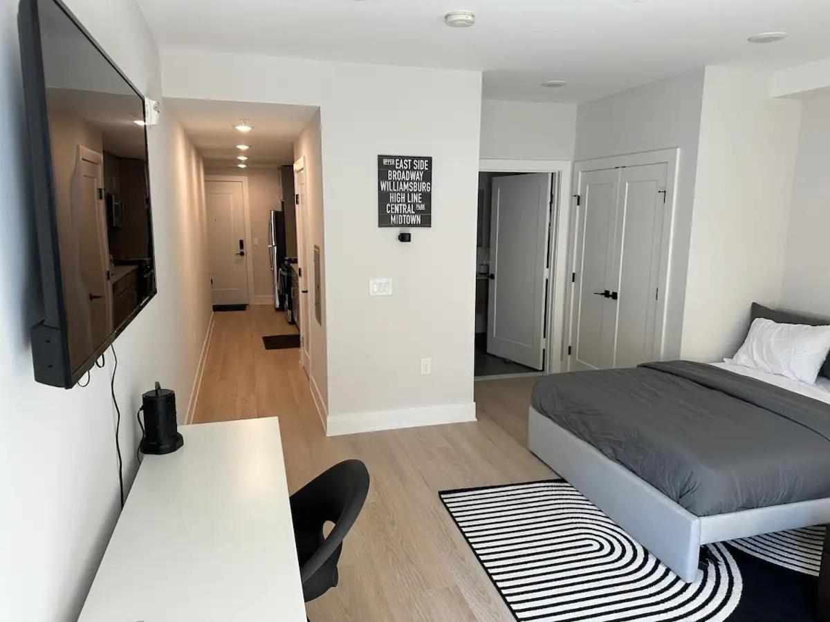 Luxury Stay For Nyc Visit Jersey City 7 Min Walk Nyc Train Station المظهر الخارجي الصورة